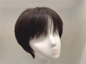 真人發絲發套、發塊與假發人造絲區別